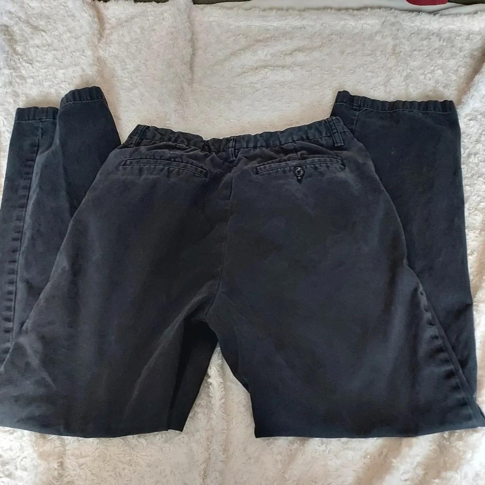 Banana Republic 100% cotton black Chino pants 32x32 Casual Everyday